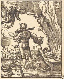 Abraham's Sacrifice, in or after 1520. Creator: Albrecht Altdorfer