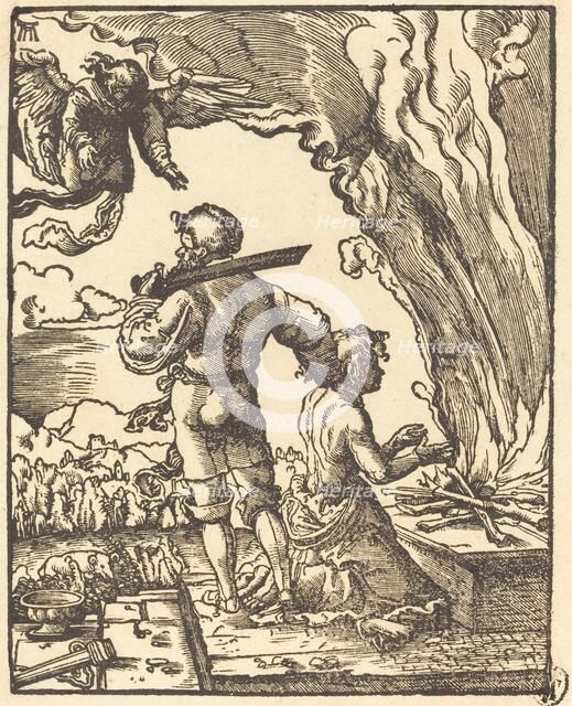 Abraham's Sacrifice, in or after 1520. Creator: Albrecht Altdorfer.