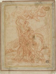 Abraham's Sacrifice (recto and verso), n.d. Creator: Giuseppe Passeri