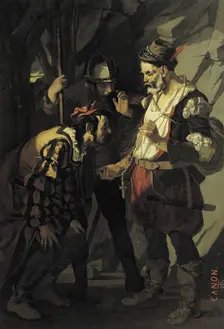 Abruzzo robbers, 1861. Creator: Hans Canon
