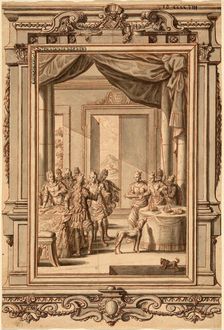 Absalom's beautiful hair. Creator: Füssli, Johann Melchior (1677-1736)