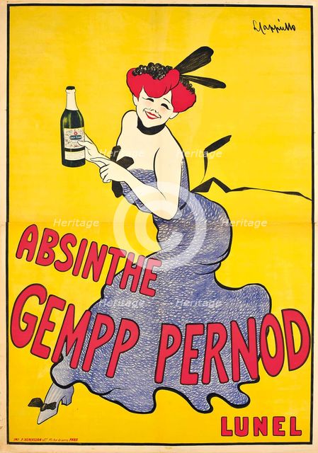 Absinthe Gempp Pernod, c1910.