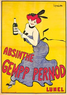 Absinthe Gempp Pernod, c1910