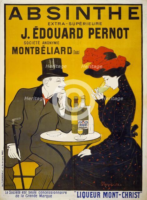 Absinthe extra-supérieure J. Édouard Pernot, 1900-1905. Creator: Cappiello, Leonetto (1875-1942).