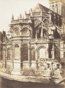 Abside de Saint-Pierre, Caen, 1852-54. Creator: Edmond Bacot