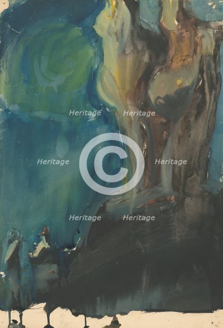 Abstract composition (fairy tale character), 1940/1944. Creator: Ján Novák.