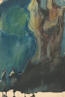 Abstract composition (fairy tale character), 1940/1944. Creator: Ján Novák