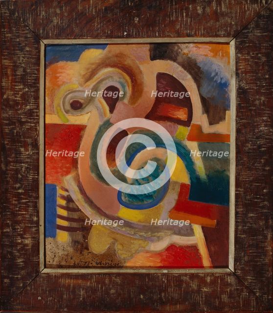 Abstract Composition No 8, 1913. Artist: Baranov-Rossiné, Vladimir Davidovich (1888-1942)