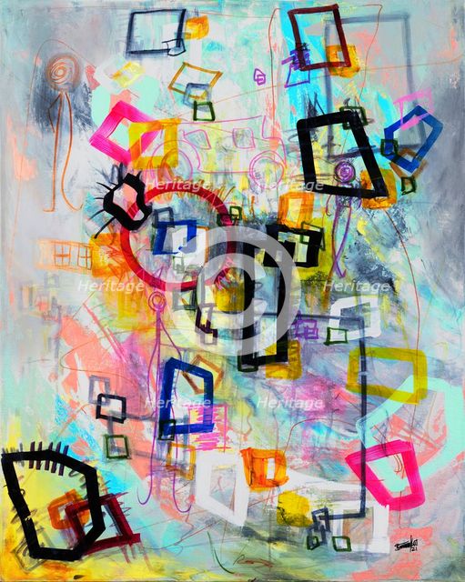 Abstract Art 117. Creator: Bandji Fall.