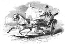 Abstract Express from Paris to Boulogne, 1844. Creator: Unknown