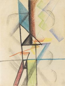 Abstract forms V, 1913. Creator: Macke, August (1887-1914)