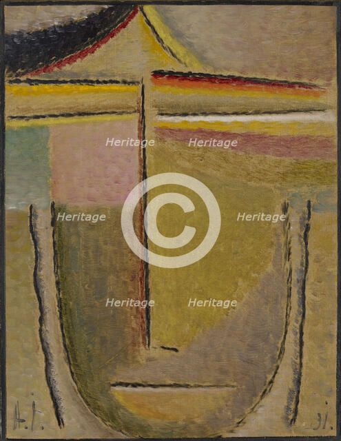 Abstract Head: Apollo, 1931. Creator: Javlensky, Alexei, von (1864-1941).