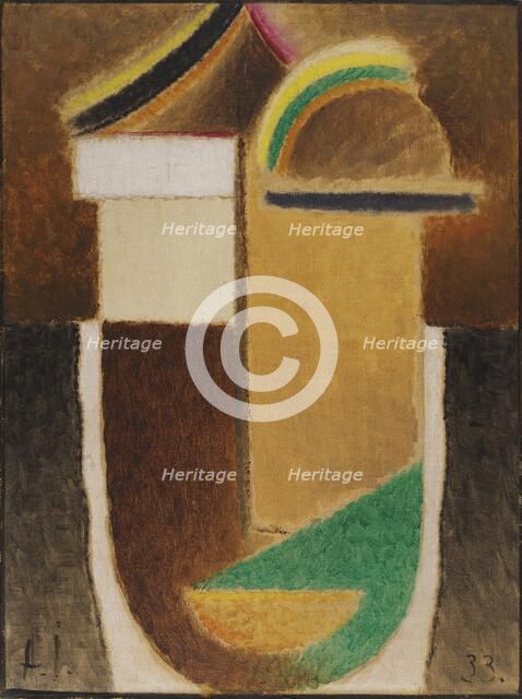 Abstract Head (Constructive Head), 1933. Creator: Jawlensky, Alexei, von (1864-1941).
