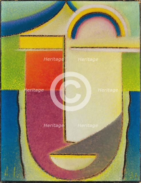 Abstract Head: Easter, 1933. Creator: Alexei Jawlensky.