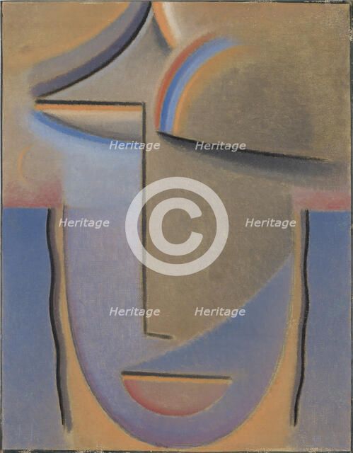 Abstract Head: Evening, 1927. Creator: Javlensky, Alexei, von (1864-1941).