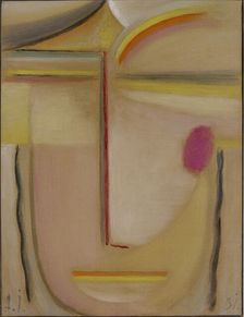 Abstract Head: Gold and Pink, 1931. Creator: Javlensky, Alexei, von (1864-1941)