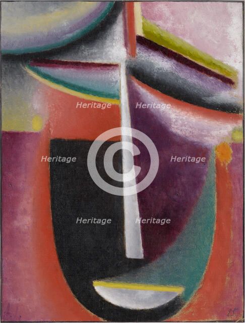 Abstract Head: Mysterium, 1925. Creator: Javlensky, Alexei, von (1864-1941).