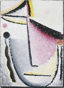 Abstract Head: Pensive, 1929-1930. Artist: Javlensky, Alexei, von (1864-1941)