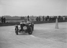 AC 16/66 competing in the JCC Rally, Brooklands, Surrey, 1939. Artist: Bill Brunell
