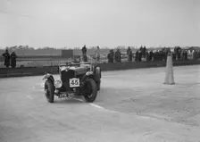 AC 16/66 competing in the JCC Rally, Brooklands, Surrey, 1939. Artist: Bill Brunell