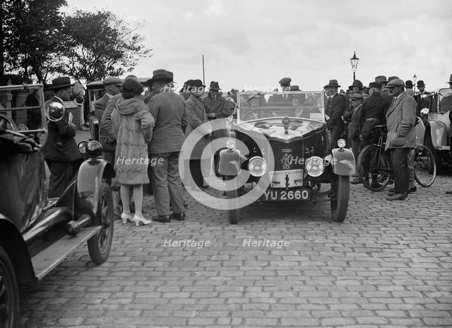 AC Acedes Six of Mrs G Daniell at the Southport Rally, 1928. Artist: Bill Brunell.