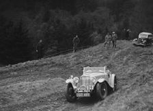 AC of LP Jaques competing in the MCC Edinburgh Trial, Roxburghshire, Scotland, 1938. Artist: Bill Brunell