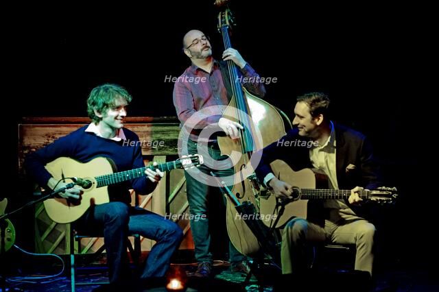 AC Wood  with R Harris, Brunswick, Hove, East Sussex, 2015. Artist: Brian O'Connor.