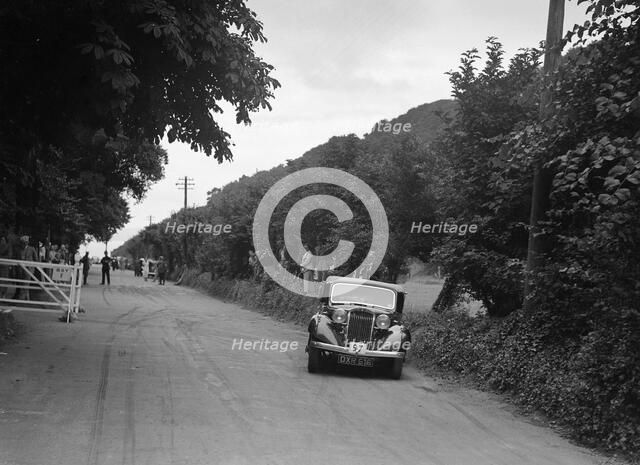 AC Westwood's Talbot 10, winner of a silver award at the MCC Torquay Rally, July 1937. Artist: Bill Brunell.