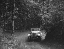 AC taking part in a motoring trial, c1930s. Artist: Bill Brunell