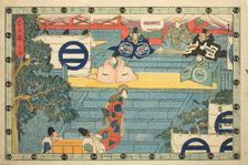 Act 1 (Daijo), from the series "The Revenge of the Loyal Retainers (Chushingura)", c. 1834/39. Creator: Ando Hiroshige