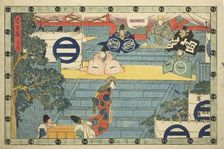 Act 1 (Daijo), from the series "The Revenge of the Loyal Retainers (Chushingura)", c. 1834/39. Creator: Ando Hiroshige