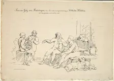 Act 1, Scene 1 from Götz van Berlichingen, 1805. Creator: Franz Pforr