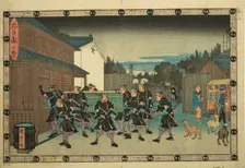 Act 10 (Judanme), from the series "The Revenge of the Loyal Retainers (Chushingura)", c. 1834/39. Creator: Ando Hiroshige