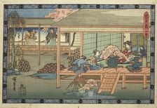 Act 4 (Yondanme), from the series "The Revenge of the Loyal Retainers (Chushingura)", c. 1834/39. Creator: Ando Hiroshige