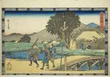Act 6 (Rokudanme), from the series "The Revenge of the Loyal Retainers (Chushingura)", c. 1834/39. Creator: Ando Hiroshige