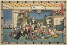 Act 7 (Shichidanme), from the series "The Revenge of the Loyal Retainers (Chushingura)", c. 1834/39. Creator: Ando Hiroshige