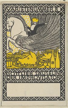 Act 8: Gottlieb Säuselin the Improviser (Varietenummer 8: Gottlieb Säuselin der Improvisat..., 1907. Creator: Moritz Jung