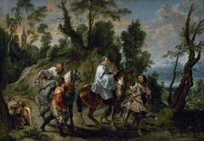 Act of Devotion by Rudolf I of Habsburg, c1625. Creators: Peter Paul Rubens, Jan Wildens