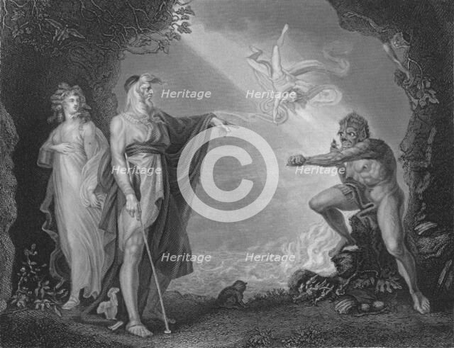 Act I Scene ii from The Tempest, c19th century. Artist: Unknown.