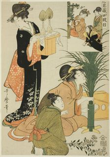 Act IV, from Treasury of the Loyal Retainers, Japan, c. 1801/02. Creator: Kitagawa Utamaro