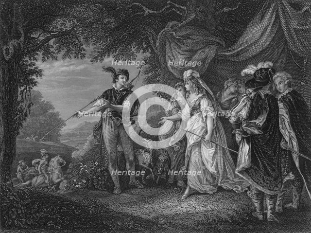 Act IV Scene i from Love's Labour Lost, c19th century. Artist: Unknown.