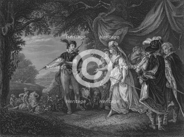 Act IV Scene i from Love's Labour Lost, c19th century. Artist: Unknown.
