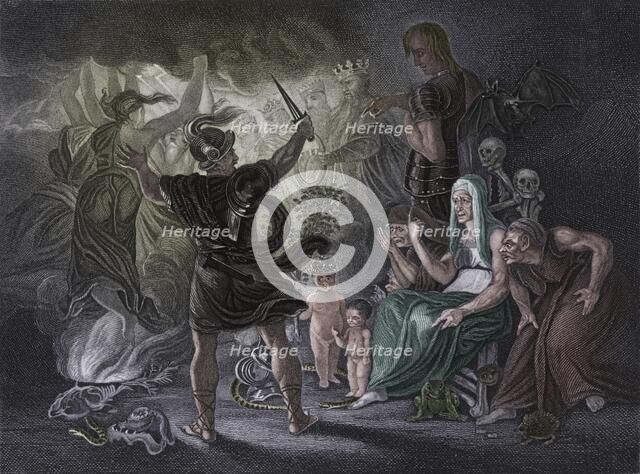 Act IV Scene i from Macbeth, c19th century. Artist: Unknown.