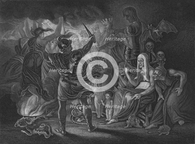 Act IV Scene i from Macbeth, c19th century. Artist: Unknown.