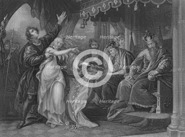 Act IV Scene v from Hamlet, c19th century. Artist: Unknown.