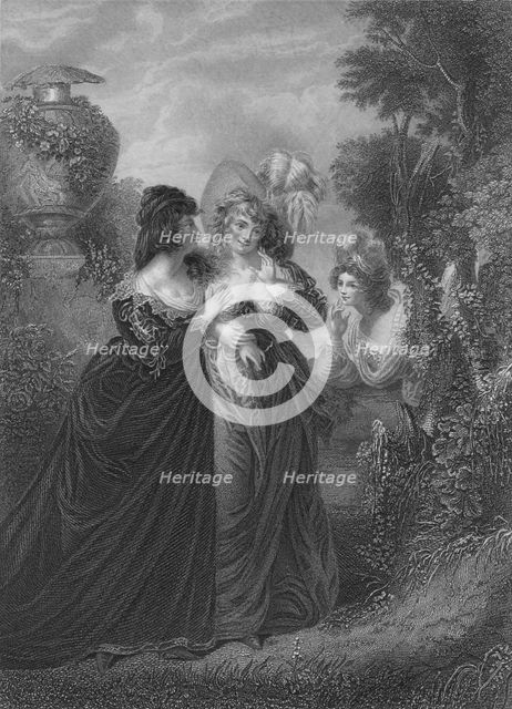 Act III Scene i from Much Ado About Nothing, c19th century. Artist: Unknown.