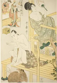 Act Seven, from the series "Treasury of the Loyal Retainers (Chushingura) (Shichi...,Japan, c1801/02 Creator: Kitagawa Utamaro