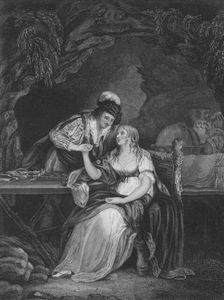 Act V Scene i from The Tempest, c19th century
