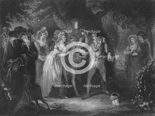 Act V Scene iv from As You Like It, c19th century. Artist: Unknown.