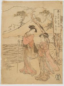Act VIII from the series Treasury of the Forty-Seven Loyal Retainers (Kanadehon Chushingura). Creator: Shunsho